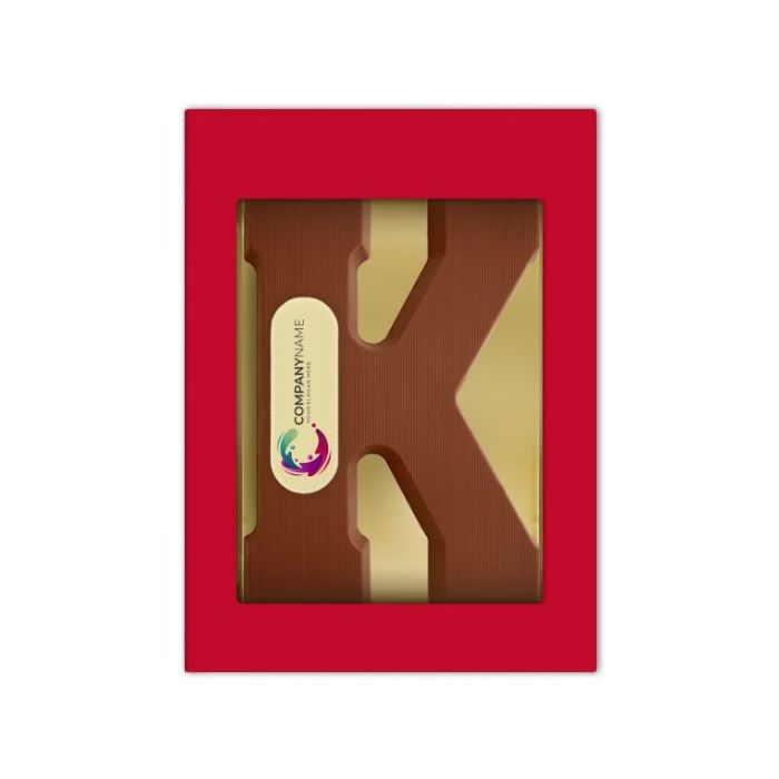 Chocoladeletter met logo k