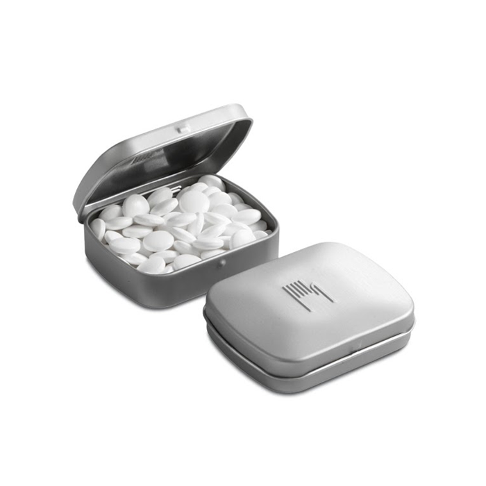 Embossed mini scharnierblikje