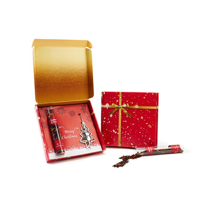 Kerstthee met infuser geschenk