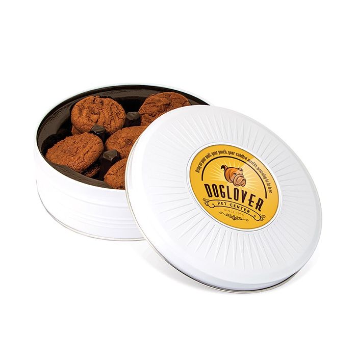Koekblik met doming sticker - chocolate chip cookies