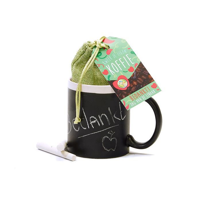 Koffie kweekset in krijtmok