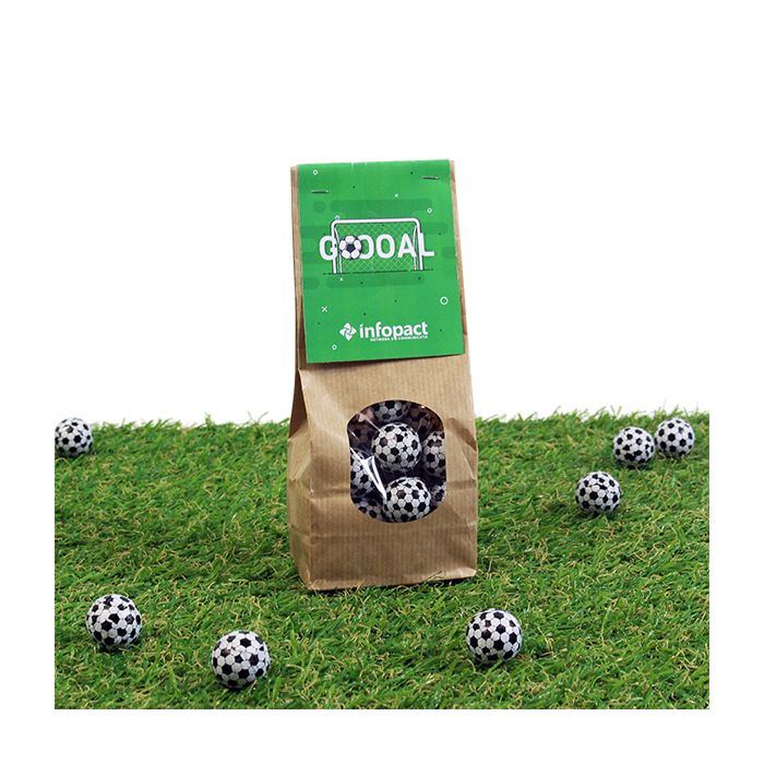 EK voetballetjes in kraft zakje