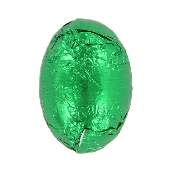 Donker groene paaseitjes - puur 70% cacao