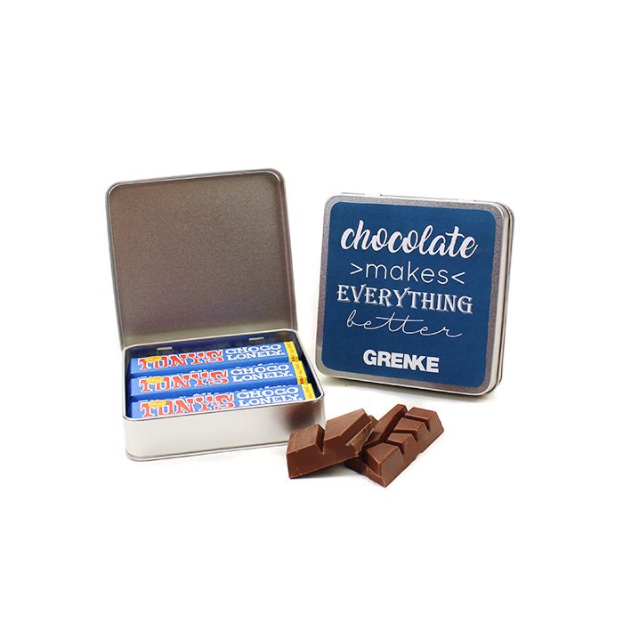 Mini Tony's Chocolonely in brievenbusblik