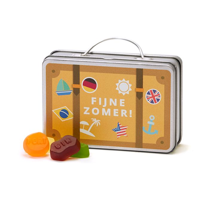 Reiskoffer met winegums