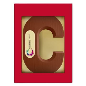 Chocoladeletter met logo C