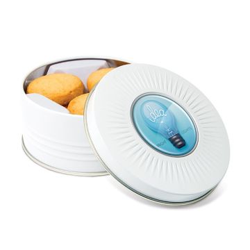 Koekblik met doming sticker - medium